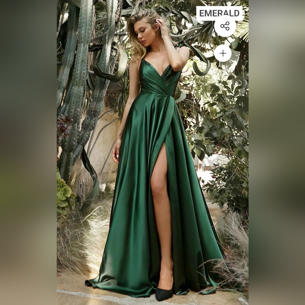 Cinderalla Divine Elegant Emerald Green Evening Gown
